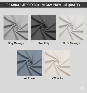 Oe Single Jersey 30s 150gsm Fabric