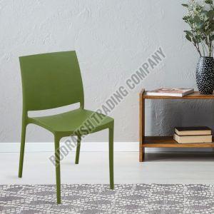 Nilkamal Novella Green Plastic Armless Chair