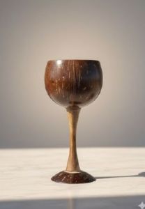 Coconut Shell Wine Glasses