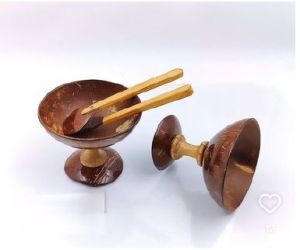 Coconut Shell Ice Cream Cups