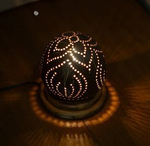 Coconut Shell Night Lamps