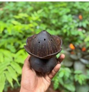 Coconut Shell Incense Stands