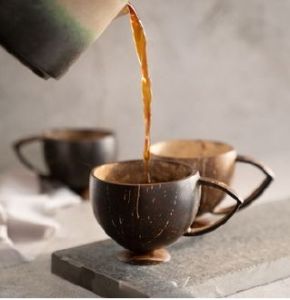 Coconut Shell Tea Cups