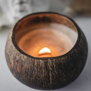 Coconut Shell Round Candles