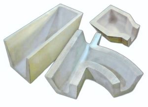 White Precast Launder