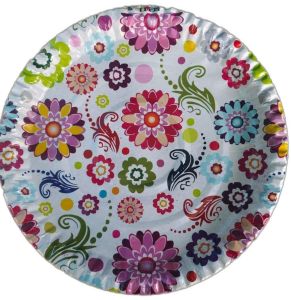 10 Inch 120 GSM Color Wave Paper Plate