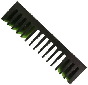 160x100x40 Mm Black Aluminium Heat Sink