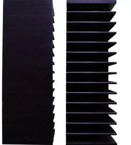 205x70x80 Mm Black Aluminium Heat Sink
