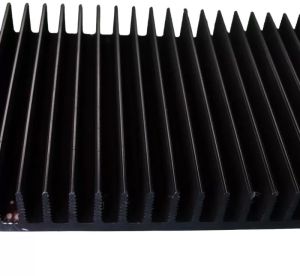 275x100x20 Mm Black Aluminium Heat Sink