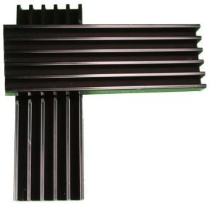 150x50x14 Mm Black Aluminium Heat Sink
