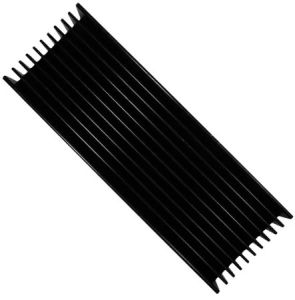 150x53x28 Mm Black Aluminium Heat Sink