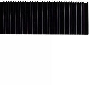 275x100x20 Mm Black Aluminium Heat Sink