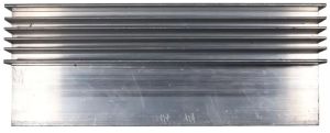 100x34x57 Mm White Aluminium Heat Sink