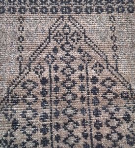 Brown Tribal Pattern Handmade Woollen Carpet
