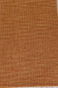 Solid Textured Orange Handmade Woollen Carpet