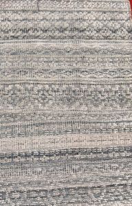 Textured Grey Pattern Handmade Woollen Carpet