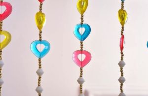 PVC Multicolor Beaded Door Curtain