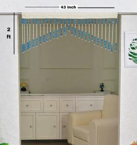 PVC Firozi Beads Door Hanging Toran