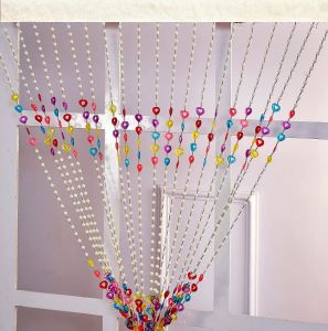 PVC Multicolor Beaded Door Curtain
