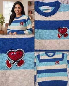 Cotton Knitted Women Sweater