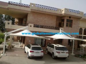 Car Parking Tensile Structure