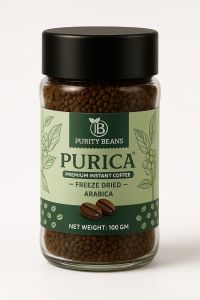 100gm Purity Beans Purica Gourmet Instant Coffee Granules