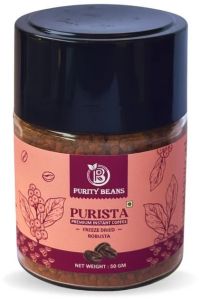 50gm Purity Beans Purista Gourmet Instant Coffee Granules