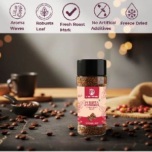 100gm Purity Beans Purista Gourmet Instant Coffee Granules