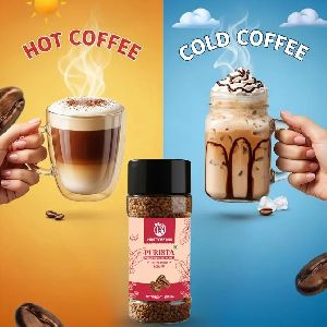 100gm Purity Beans Purista Gourmet Instant Coffee Granules