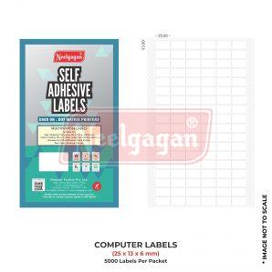 25x13x6mm Neelgagan Dot Matrix Printer Computer Label