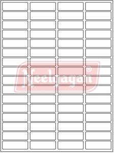 38x21x65mm Neelgagan A4 Address Label