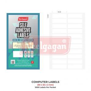 50x25x2mm Neelgagan Dot Matrix Printer Computer Label