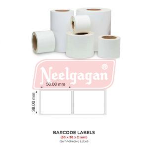 50x38x2mm Barcode Labels Roll