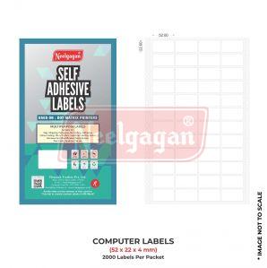 52x22x4mm Neelgagan Dot Matrix Printer Computer Label