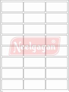 64mm X 34mm X 24 Neelgagan A4 Address Label