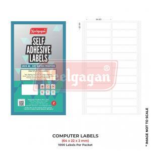 64x22x2mm Neelgagan Dot Matrix Printer Computer Label