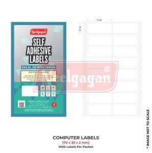 70x35x2mm Neelgagan Dot Matrix Printer Computer Label