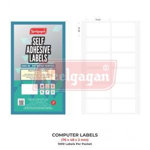 76x48x2mm Neelgagan Dot Matrix Printer Computer Label