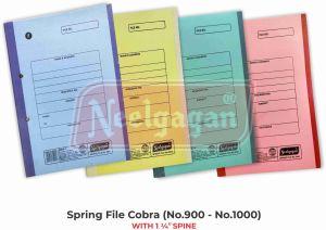 Clip Cardboard Neelgagan A4 Spring Cobra File