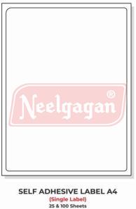 Neelgagan A4 Self Adhesive Label