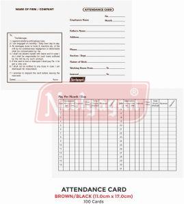 Neelgagan Attendance Card