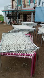 Single Stainless Steel Charpai