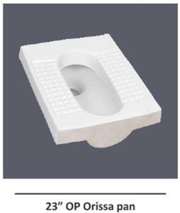 Floor Mounted Ceramic Orissa Pan