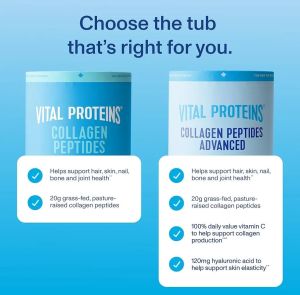 Vital Proteins Collagen Peptides Powder with Hyaluronic Acid