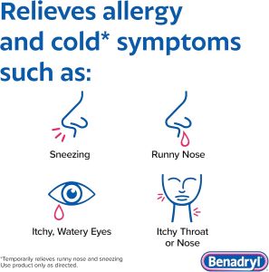 Benadryl 25 Mg Allergy Relief Tablets