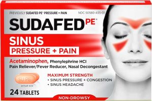 Sudafed PE Sinus Pressure Relief Tablets
