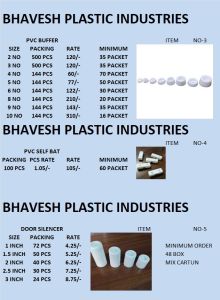 Matte White PVC Buffer