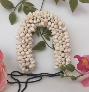 12 Inch Off White Artificial Gajra