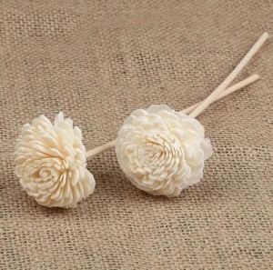 3.5 Inch Off White Sola Flower