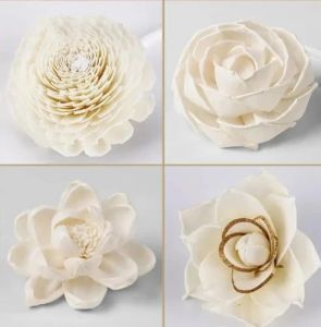 3.5 Inch Off White Sola Flower